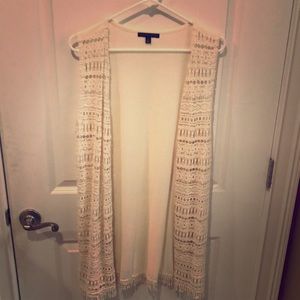 Sleeveless cardigan
